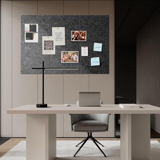 12Pcs Cork Bulletin Boards 30x30cm Adhesive Backing Message Board Wall Mount Photo Display Note Organizer for Home Office Classroom,