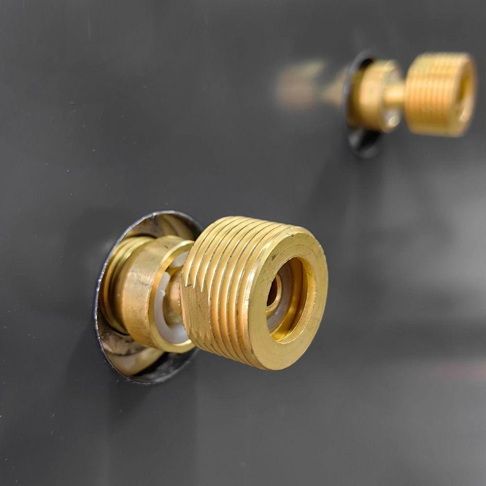 Copper Angled Curved Foot 360° Rotatable Angle Adjustment Eccentric Screw Corner Wall Mounted Lengthened Connecting Accessories