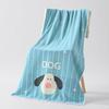 Extra Large Cartoon Cotton Bath Towel - Absorbent, Quick-Drying, for Adults & Kids