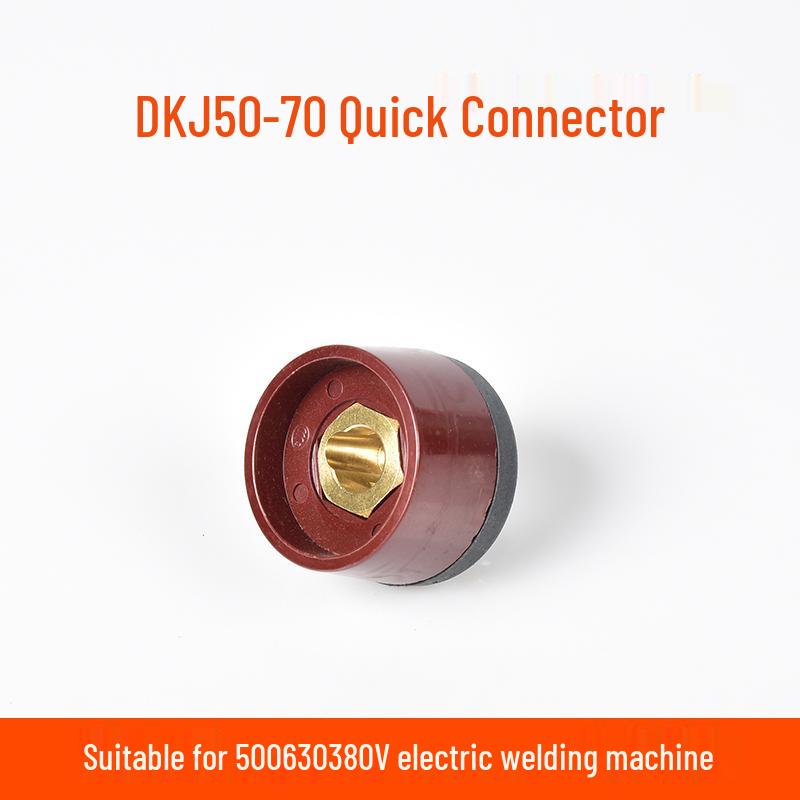 Europäisches Schnellkupplungs-Schweißkabelsatz: Reine Kupfer DKJ10-25 Stecker & Buchsen