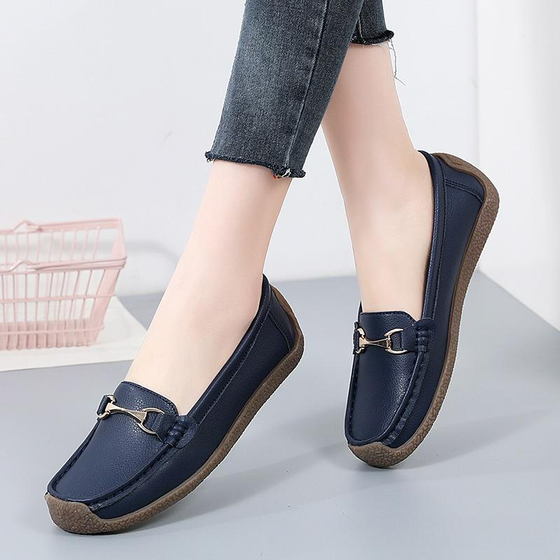 Plus Size Four Seasons Single Shoes Women's Fashion Flat Peas Shoes Women's Casual Shoes