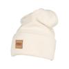 Urban Classics Faux Leather Patch Long Beanie