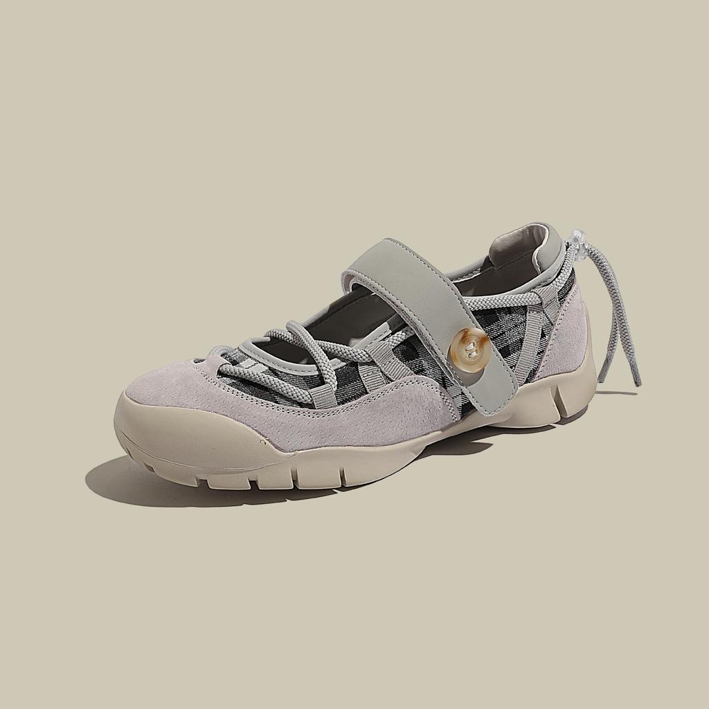 Rundkopf Klettverschluss Dicke Sohle Hässlich Süße Schuhe Damen Sommer Neu Nischendesign Sportschuhe Mary Jane Einzelne Schuhe