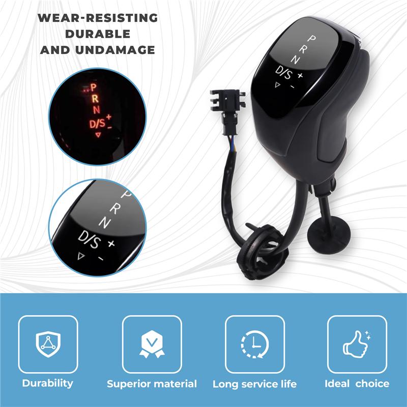A28G-Car LED Shift Knob Electronic Shift Handle With Red Light For VW Golf Mk6 Mk7 Passat B7 B8 Tiguan MK2 Shift Handle