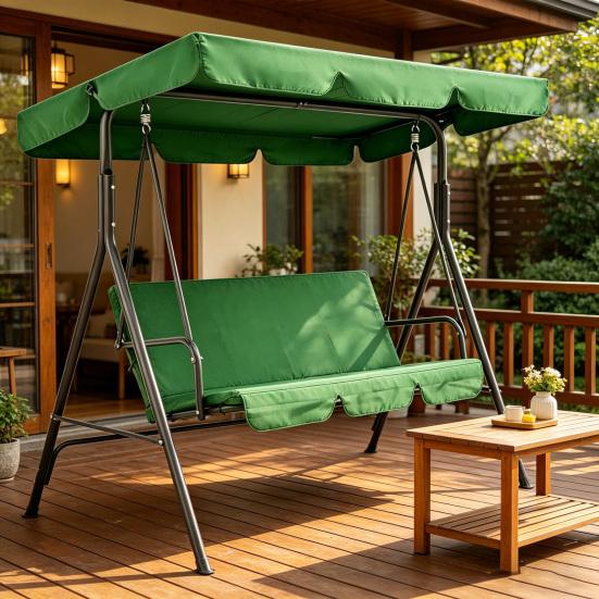 1 Set Sallanan Sandalye Tente Veranda Sallanan Koltuk Tente Ve Sandalye Kılıfı Su Geçirmez Sallanan Tente Yedek Parçası 2/3 Kişilik Veranda Sallanan Sandalye İçin