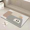 Lehký luxusní domácí koupelnový umyvadlový savý rychleschnoucí kobereček koupelnový protiskluzový diatomový bahnitý kobereček