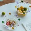 Glass Bowls Creative Crown BowlsHigh Borosilicate Glass Bowls Coloured Bead DotsFruit DessertIce Cream Cereal Yoghurt Bowls