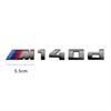 For BMW M 5.5cm Sticker M135I M240D M340I M550D M440D M135D M760LI M140D Modified Digital Displacement Standard ABS Rear Logo rvbf26