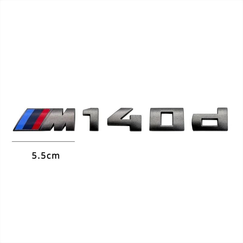 For BMW M 5.5cm Sticker M135I M240D M340I M550D M440D M135D M760LI M140D Modified Digital Displacement Standard ABS Rear Logo rvbf26