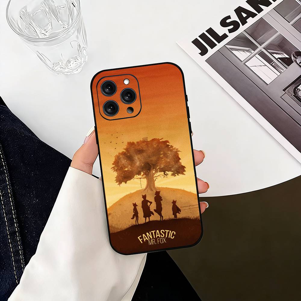 F-Fantastic Mr F-Fox  Phone Case For iPhone 17, 16,15,14,13,12,11 Plus,Pro Max, Others Soft Black Cover