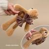 Cute Bear Plush Hair Clip Cartoon Headband Fashionable Elegant Versatile Hair Accessory Sweet Sle Universal Fit Hair Accessories