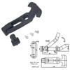 2Pcs/set T-handle Buckle Elastic Rubber T-handle Hasp Draw for Latch with Brackets for Rvs Trailers Tool Boxes Cooling B