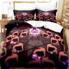 Cult Of The Lamb Bettwäsche-Set Einzelbett Twin Full Queen King Size Bettwäsche-Set Aldult Jungen Schlafzimmer Bettbezug-Sets 3D Anime