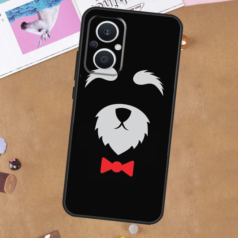 Schnauzer Puppy Dog For OPPO Reno 11F 12F 13F 14F 10 11 12 13 14 Pro 7 8 Lite 8T OPPO Find X5 X6 X8 X9 Pro Case