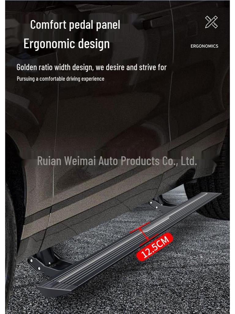 Electric Retractable Side Pedals with Lights for Range Rover Velar Modification