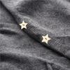 200pcs Wooden Star Buttons 2 Holes Sewing Scrap-booking Buttons Embellishment DIY Craft Decoration