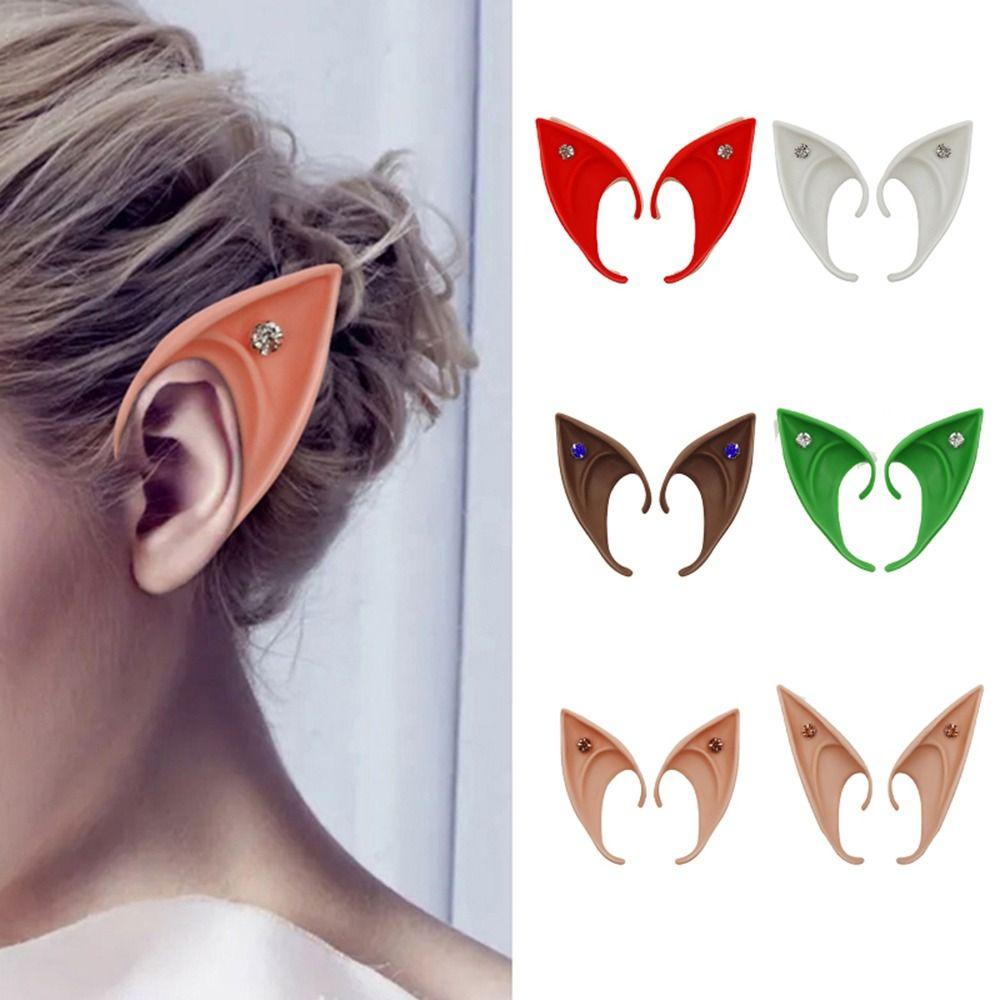 Party Decoration Latex Ears Fairy Cosplay Costume Accessories Angel Elven Elf Ears Photo Props Adult Kids Toys Halloween Supply