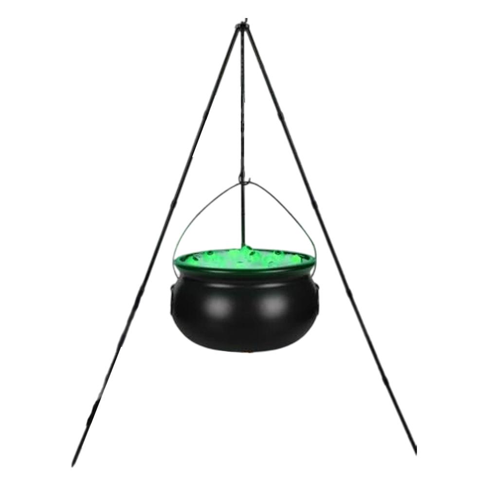Witches Cauldron Halloween Witch s Cauldron With Eyeballs  Green Light Halloween Witch Pot Home Decoration Versatile Decoration