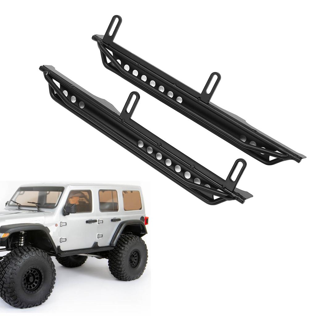 2PCS RC Side Pedal Metal Remote Control Car Pedal Accessory for Axial Scx6 AXI05000 1/6 RC Car