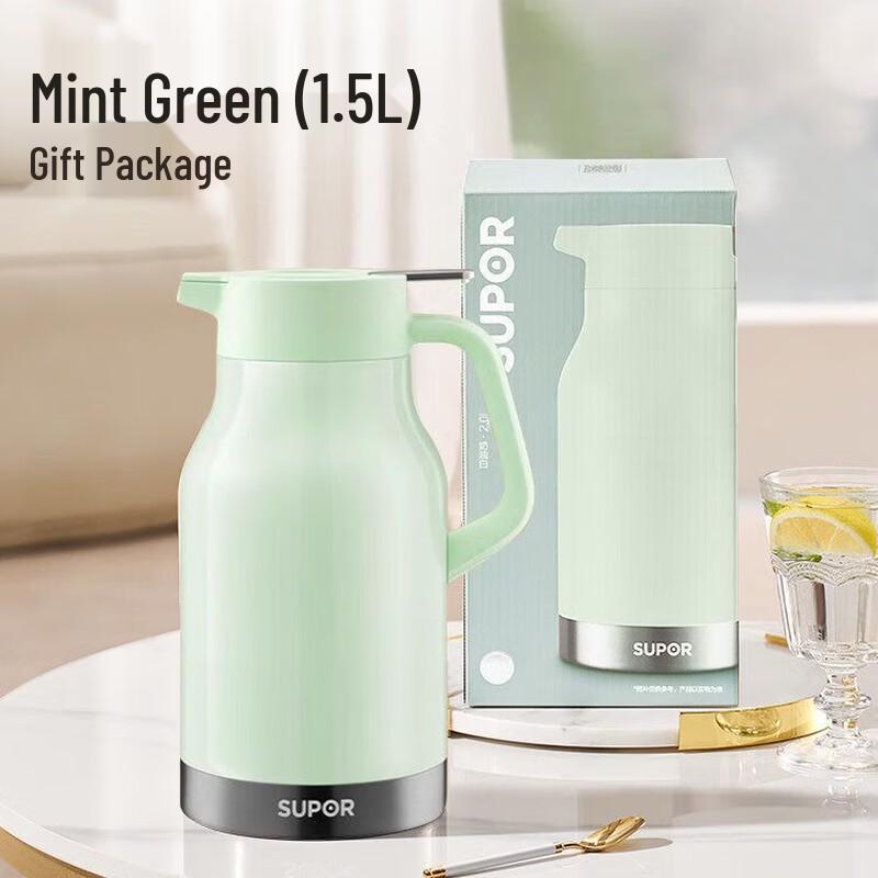 Supor 1.5L Vacuum Insulated Stainless Steel Flask