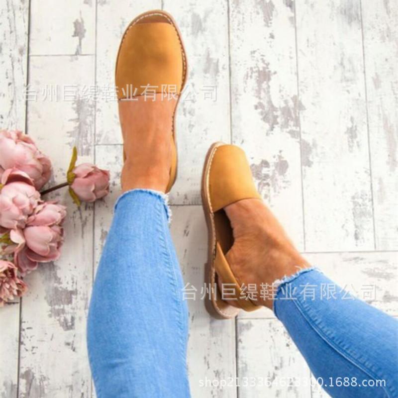 

Внешняя торговля большой размер женской обуви wish Amazon лето Европа, Америка, Юго-Восточная Азия плоские большой размер 43 женские крутые шлепанцы 44 коричневый