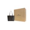 Coach City 33 Logo Plaque Magnetic Closure Tote Bag Women tote Black Brown CV976-IMXAQ