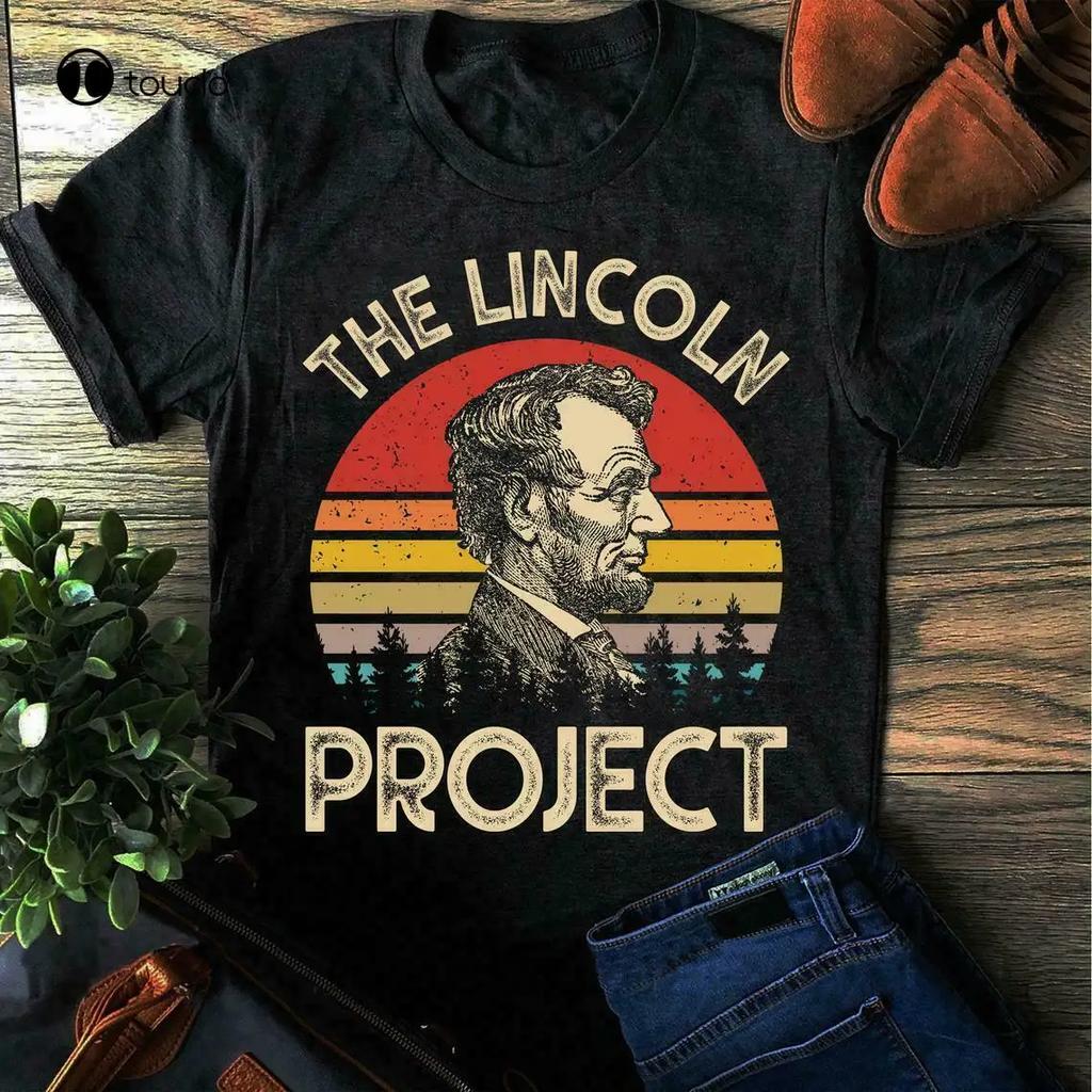 Retro The Lincoln Project Shirt Thank You Save The Usa Unisex TShirt Boys White TShirts