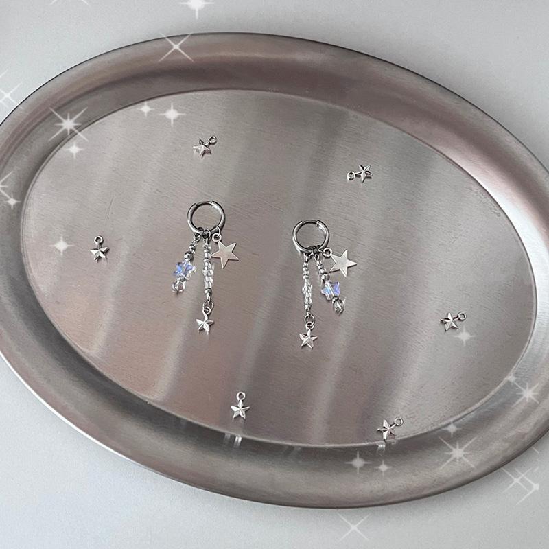 Cercei neregulați pentagramă Y2K, dulci, cool, moda, cercei cu ciucuri, bijuterii pentru petreceri, cadouri