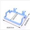 1 Pcs Kitchen Hanging Cabinet Door Garbage Rack Door Back Garbage Bag Storage Rack Plastic Bag Rack Garbage Bin Bracket