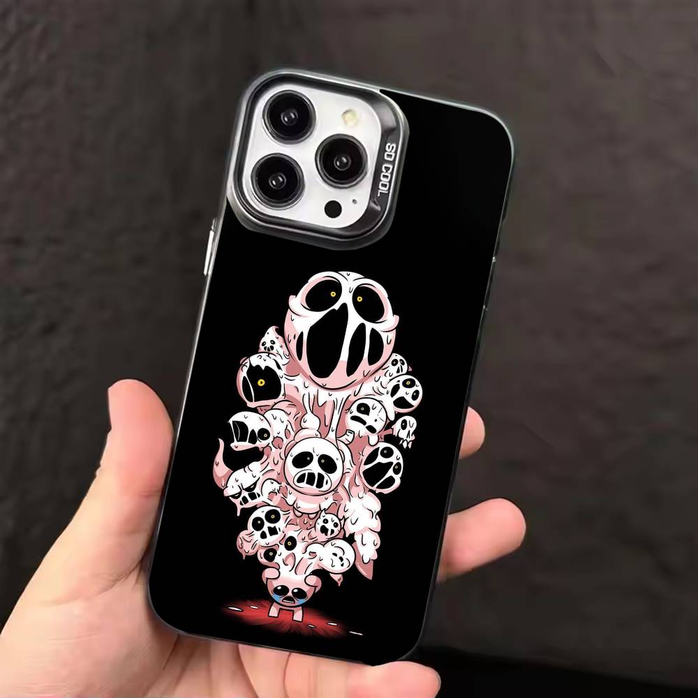 Game T-The B-Binding of Isaac  Phone Case Color Silver Shell For IPhone 17 16 15 14 13 12 11 Pro Max Plus