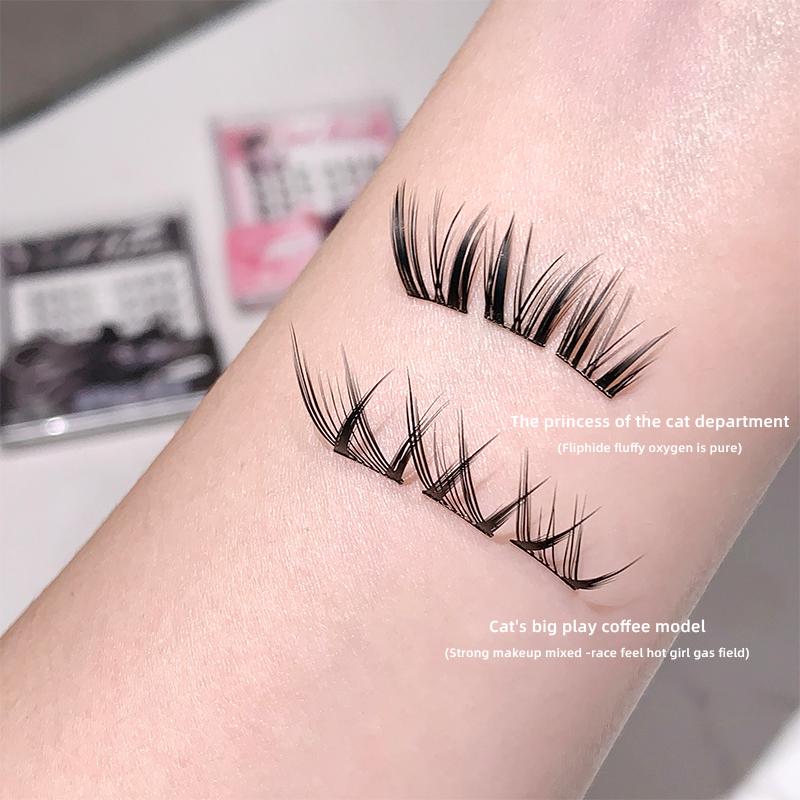 GEGE BEAR Накладные ресницы серии Cat без клея с завитком подсолнечника — фото 6