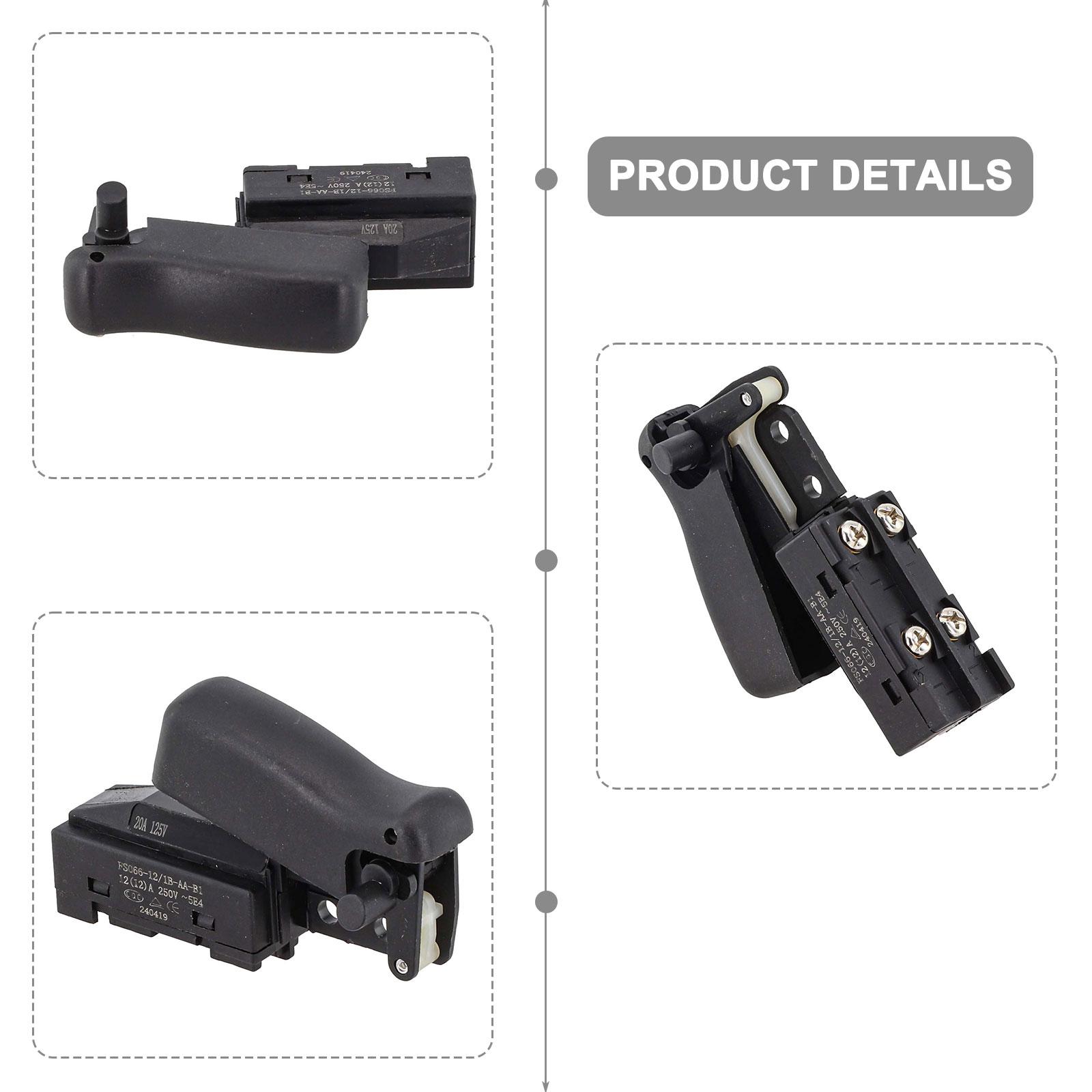 

44*27MM DW871 Switch Replacement For Chop Saw Switch Hand Tool Set Metal Plastic Material Replacement Component China Mainland