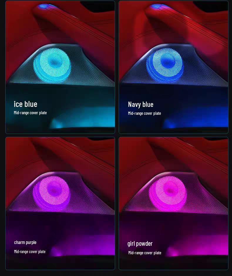 BMW Bowers & Wilkins Tweeter Speaker A-Pillar Luminous Cover Upgrade