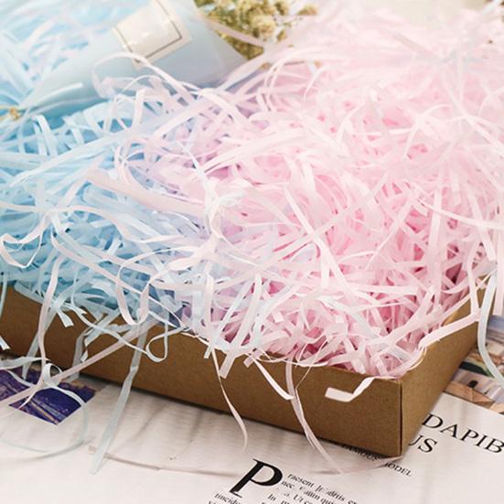 100g Recyclable Crinkle Paper Widely Use Colorful DIY Decorative Box Filling Material for Daily Use