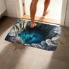 3D Optical Illusion Hole Rug Non Slip Carpet Easy Clean Pet Friendly Floor Mat for Living Room Hall Kitchen Bathroom Home Decor