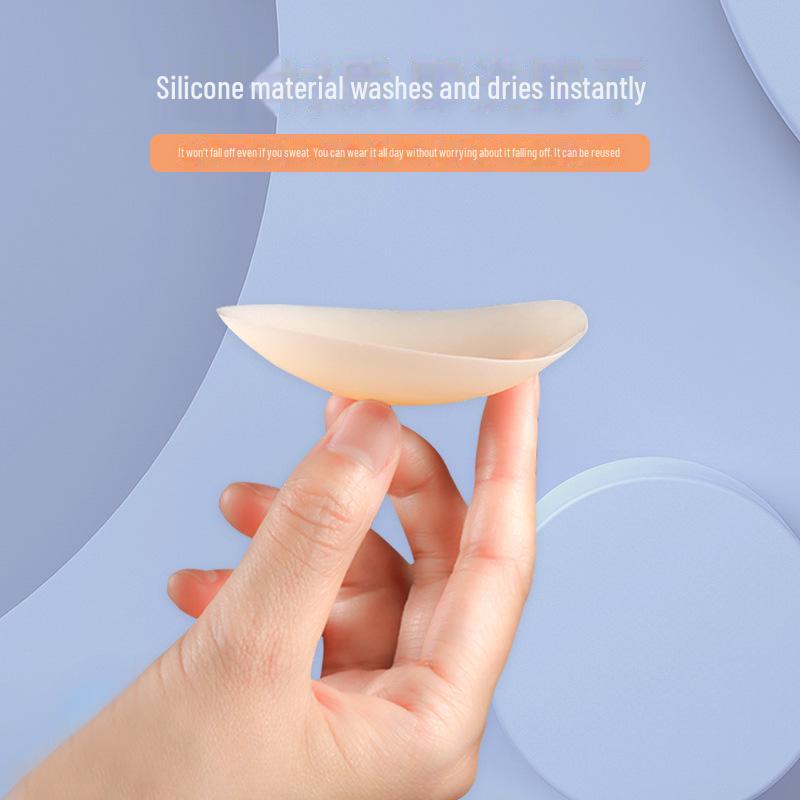 Ultra-thin Glue-free Self-adhesive Invisible Silicone Breast Stickers - Seamless & Breathable