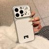 Lambskin Polka Dot Kt Cat Apple 17promax Mobile Phone Case iPhone16 All-inclusive 15pro Large Window Mirror