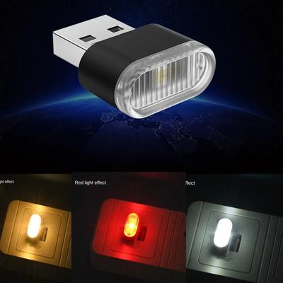 Mini LED světlo do auta Atmosféra interiéru auta USB Light Decor Plug and Play lampa nouzové osvětlení PC Auto produkty