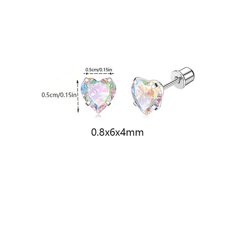 Set of 12 Pairs Bullet Stud Earrings for Women - New Style Jewelry in Stock