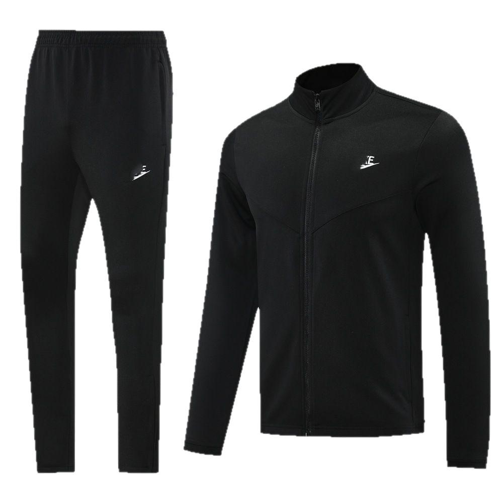 Spring And Autumn Long Zipper Jacket Outdoor Sports Suit Football Suit Training Suit Appearance Suit Long Sleeve Pants Quick Drying