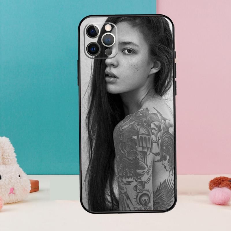 

Sexy Sleeve Tattoo Girl Phone Case For iPhone 17 Air 16 15 14 13 11 12 Pro Max 12 13 mini 15 16 Plus 16e Cover Coque iPhone 14Pro MAX