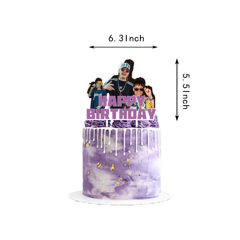 32pcs Peso Pluma Singer Party Decorations Include Banner Balloons Cake Topper