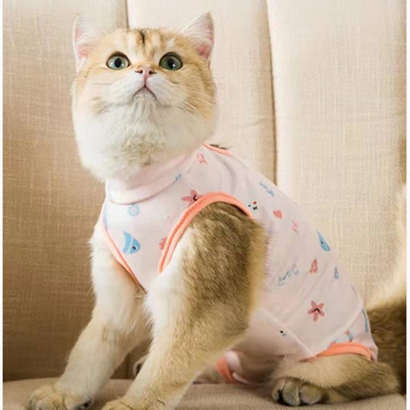 Soft Comfortable Dog Cat Spay Recovery Suit Post-Surgery Care Clothes Puppy Weaning Clothes Pet Jacket Dog Clothes