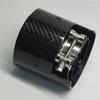Brand New Car Carbon Fiber Exhaust End Tail Tips 63mm in