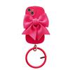 Three-dimensional bow with round bracelet, suitable for iPhone15Pro max Apple 13/14 mobile phone case 11/12.