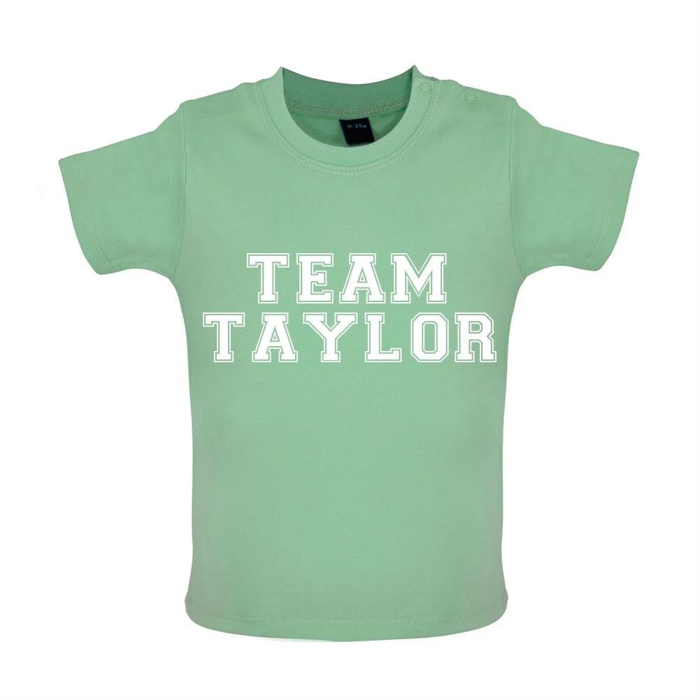 Team Taylor - Baby Kids Boys Girls Unisex T-Shirt / Babygrow - Music Musician Tour Gig Eras Love Fan 130