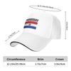 Cappellino da Baseball con Design Artistico Bandiera del Paraguay Visiera Parasole da Esterno Cappellino Trucker da Uomo Unisex Design Casual Cappellini da Baseball