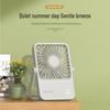 Portable Silent Mini Desktop Fan: Dual-Use Hanging & Standing, Rechargeable for Office & Dorm