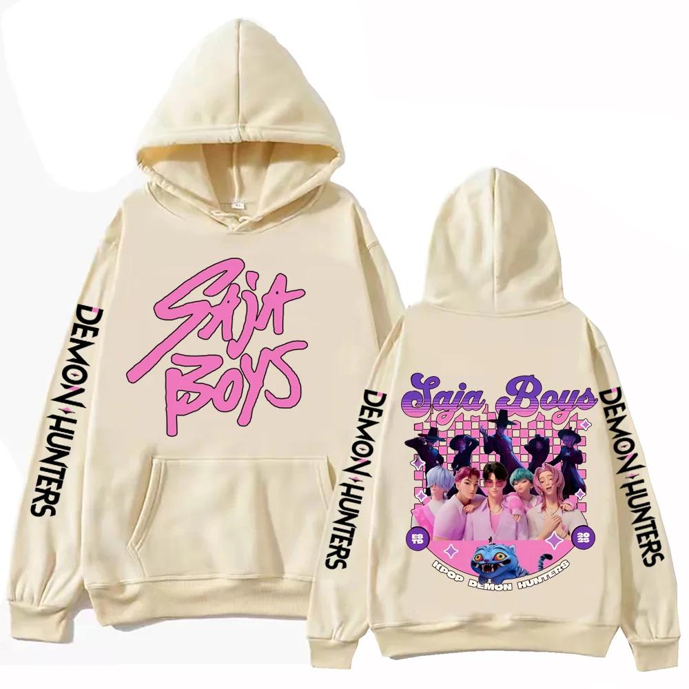 KPop Lovci démonů Saja Chlapecká mikina Harajuku Hip Hop Pulovr Topy Pánská a dámská mikina Dárek