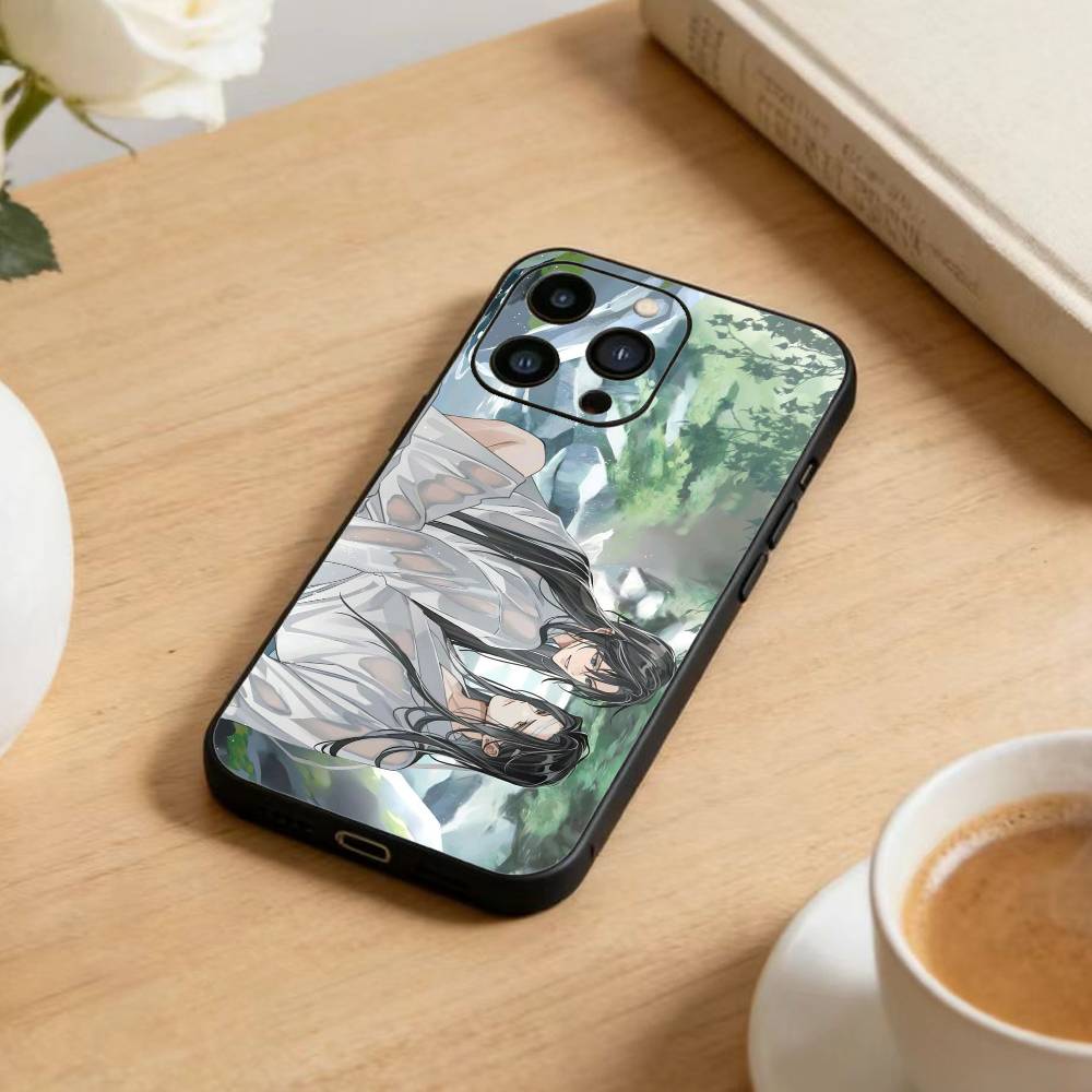 

Grandmaster M-Demonic Cultivation Phone Case For iPhone17,16,15,14,13,12 Plus,Max Soft Silicone Black Cover iPhone14Plus